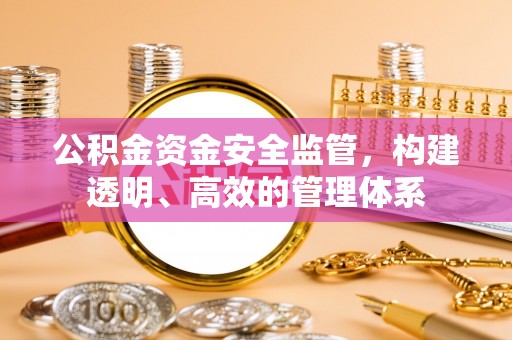 吴忠公积金资金安全监管，构建透明、高效的管理体系