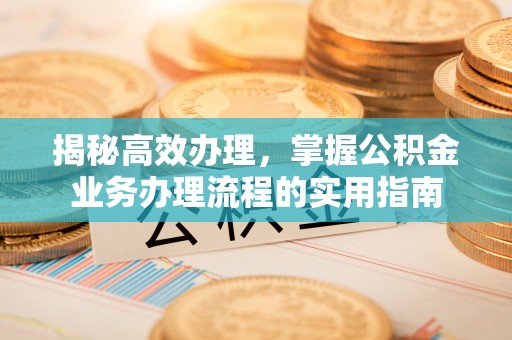 吴忠揭秘高效办理，掌握公积金业务办理流程的实用指南
