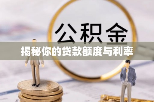 吴忠揭秘你的贷款额度与利率