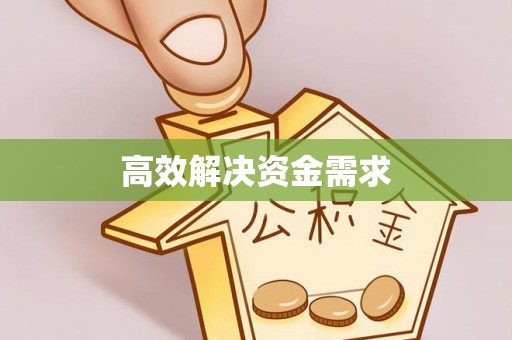 吴忠高效解决资金需求