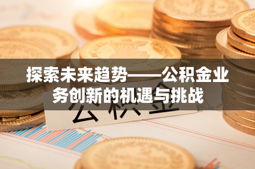 吴忠探索未来趋势——公积金业务创新的机遇与挑战